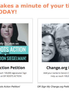Dana Siegelman Launches a New Petition