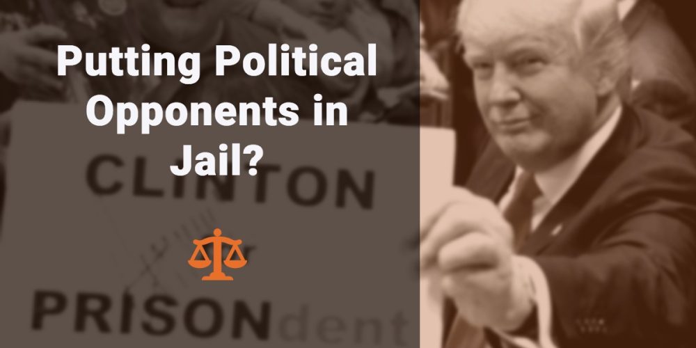 Trump to Hillary Clinton: You would be in jail.