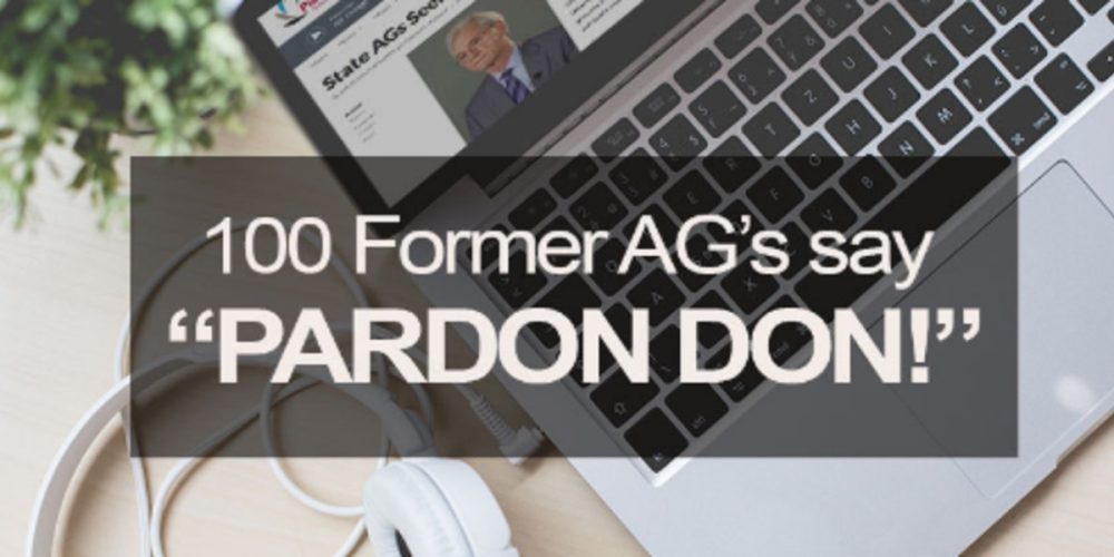 “Pardon Siegelman” asks 100 AGs, Reported by NPR